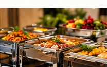 Buffet completo com rechauds