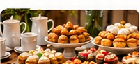 Coffee break com salgados e café